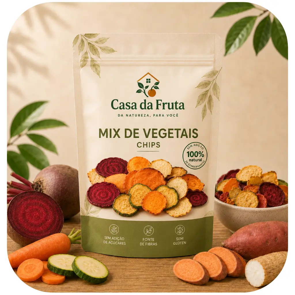 Mix de Vegetais Chips Crocantes